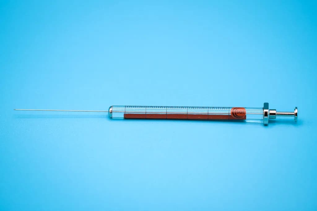 10 µL Fixed Needle CTC/Thermo Syringe, with 5 cm, 0.47 mm OD, Cone Tipped Needle