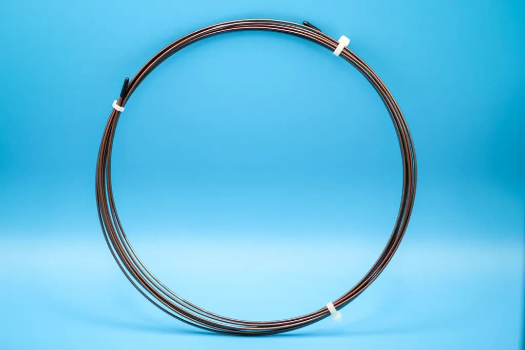 Sulfinert-Leitung 1/16" x 0,03" (0,76 mm), gewickelt, d=18 cm  / 5 m