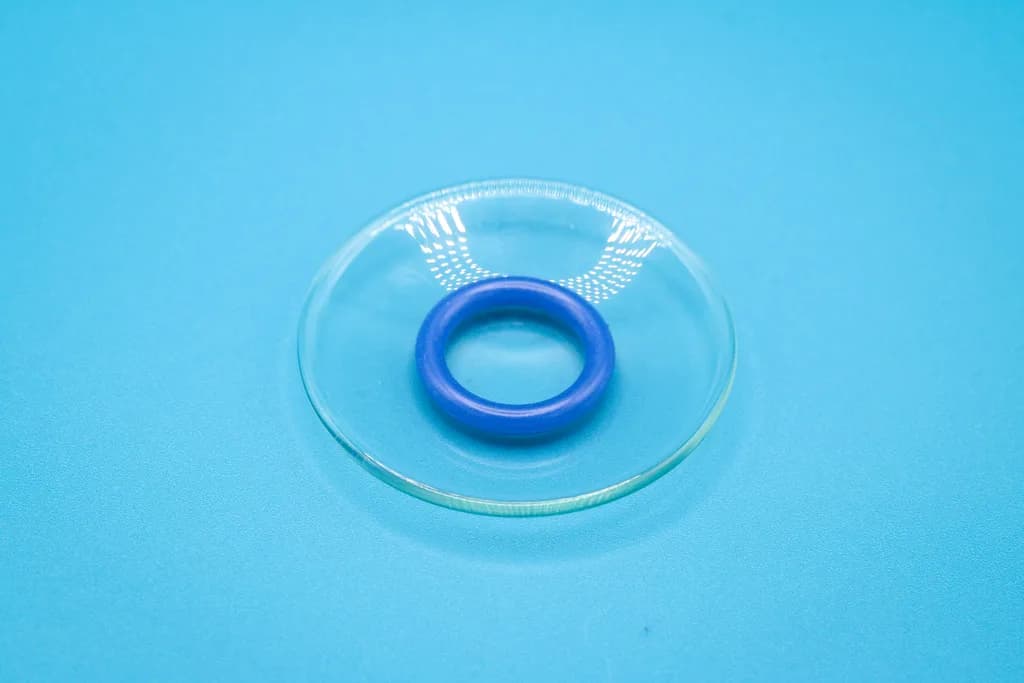 O-ring, blue, for ceramic ash crucible 17 mm