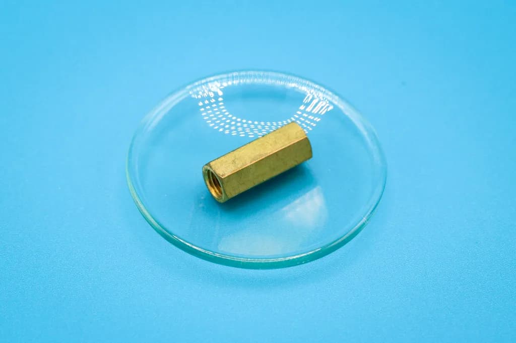 Union brass 2 mm OD