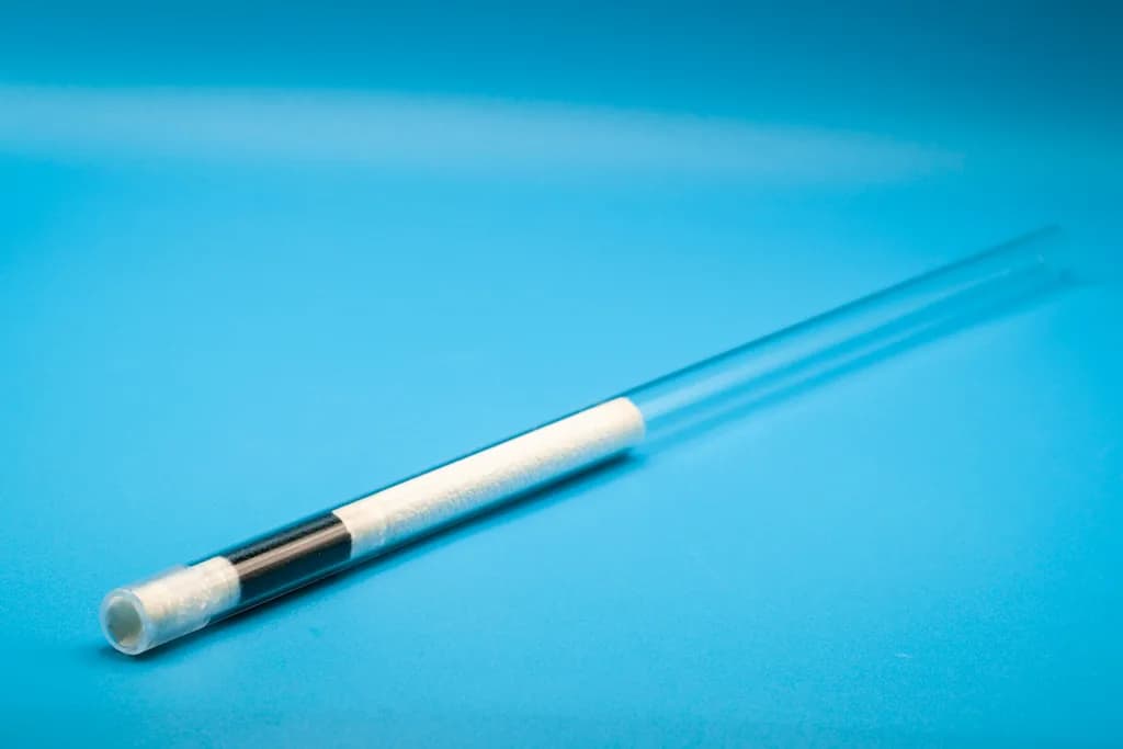 Prepacked Reactor for Eurovetor, CHN/CN/N Transparent Quartz Tube 450/18 mm