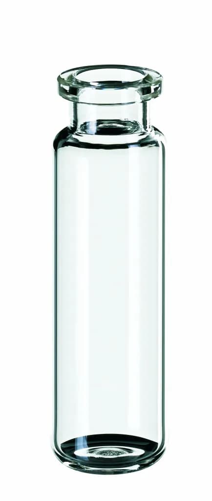 20 ml Headspace-Flasche ND20, Klarglas, runder Boden für CTC PAL MPS2 und TriPlus