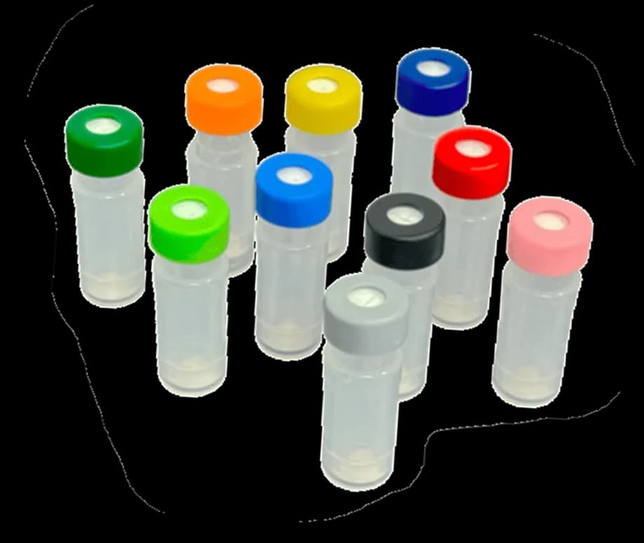 Filter Vial, dark-blue, Nylon, 0.45 µm, septum with slit