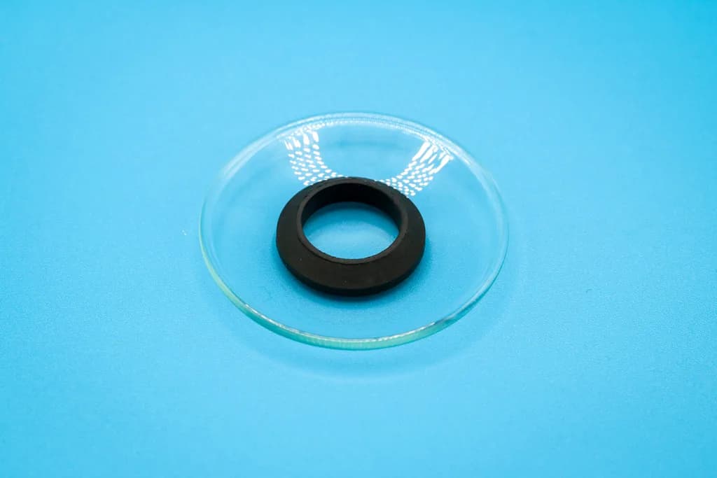 Top O-Ring for 18 mm OD quartz tubes for Flash EA viton®, chamfered square profile