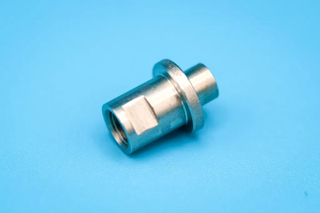 Connector GL14 Threaded Scrubber (H2O trap / CO2 trap) Stainless Steel