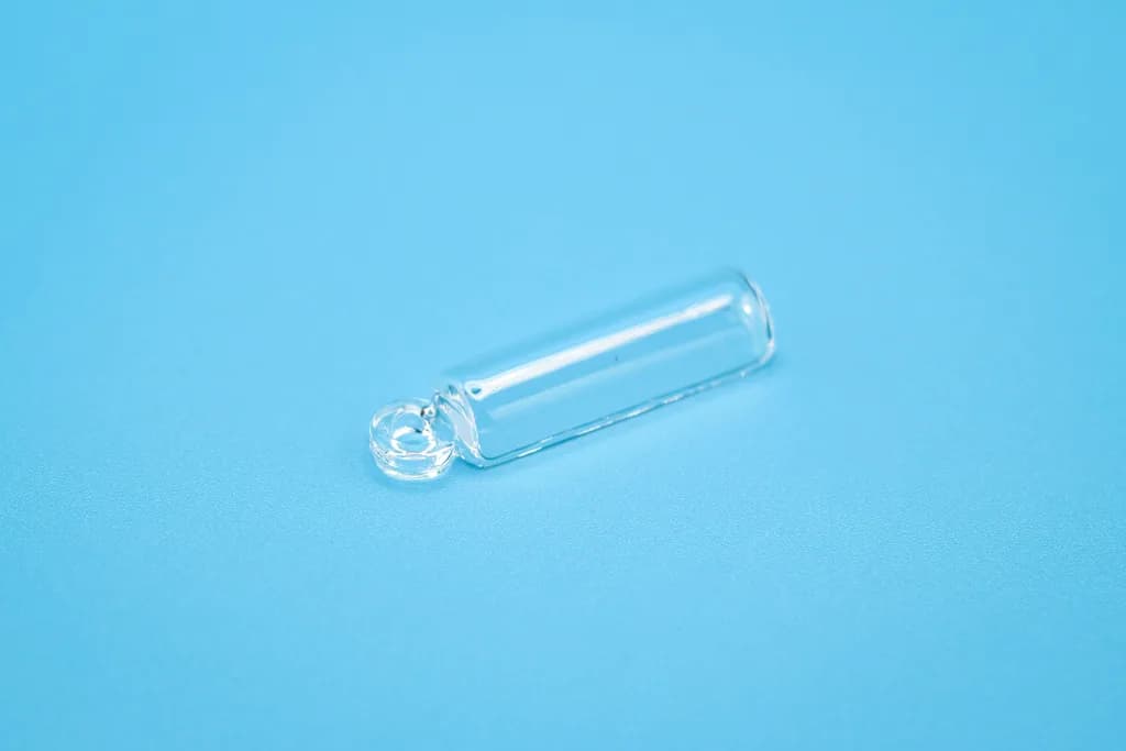 Quartz boat with loop, Length total 40 mm