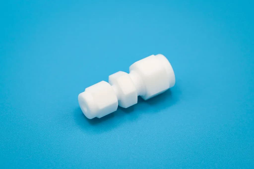 Verschraubung Teflon (TFE) 1/4 - 1/8 / 1 Satz komplett