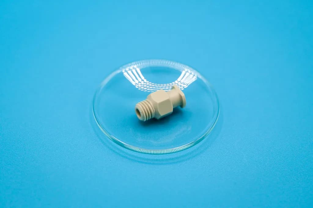 Screw-in Luer cone, PP grey