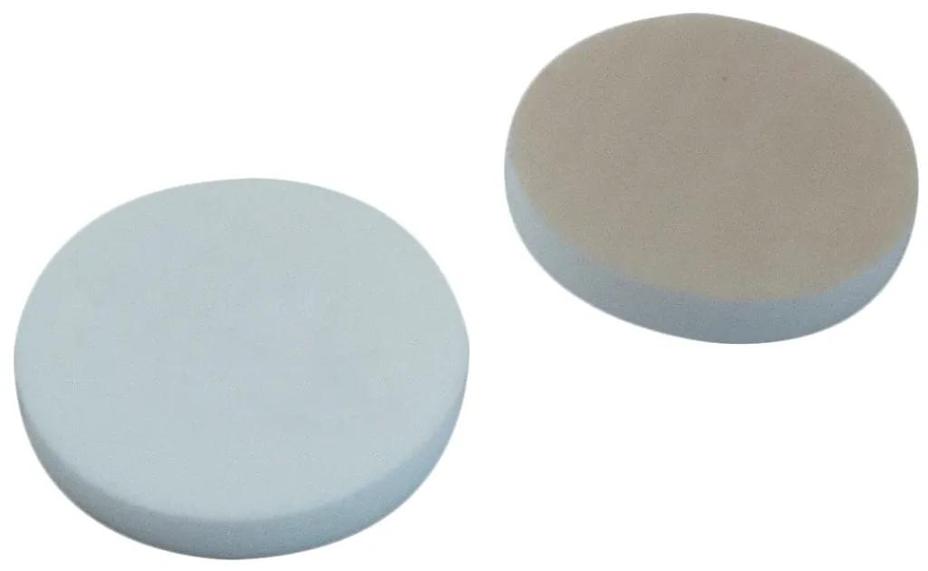 12,9mm Septa Silikon creme/PTFE beige, 3,2mm, for Schott cap GL 14