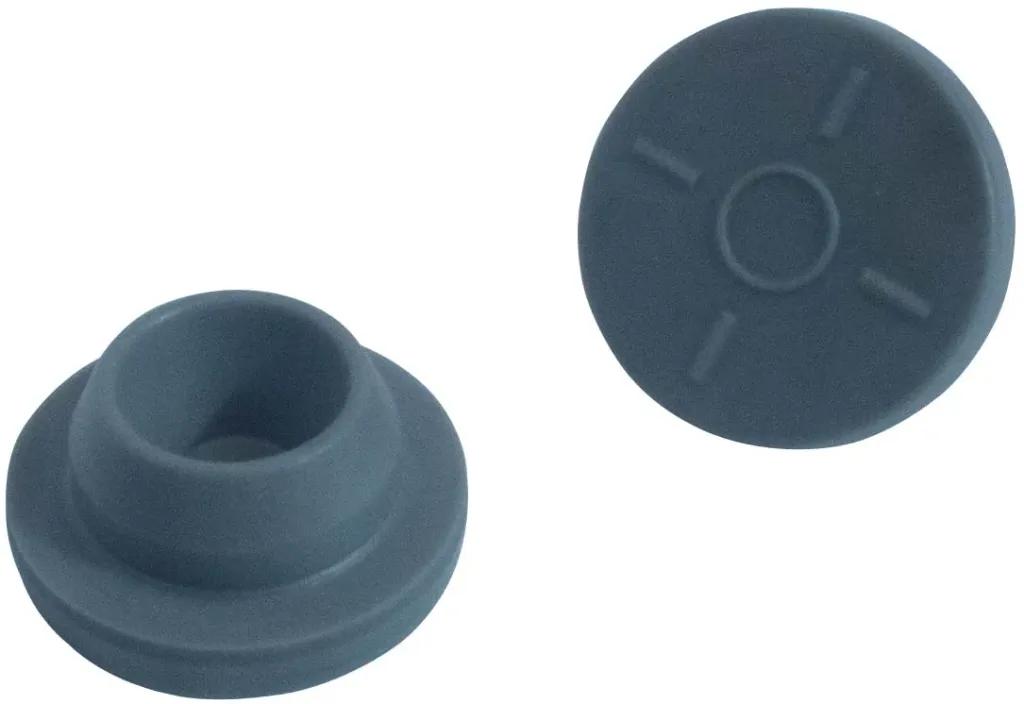 13 mm Injektionsstopfen (Butylhohlstopfen) grau 45° shore A Chlorbutyl