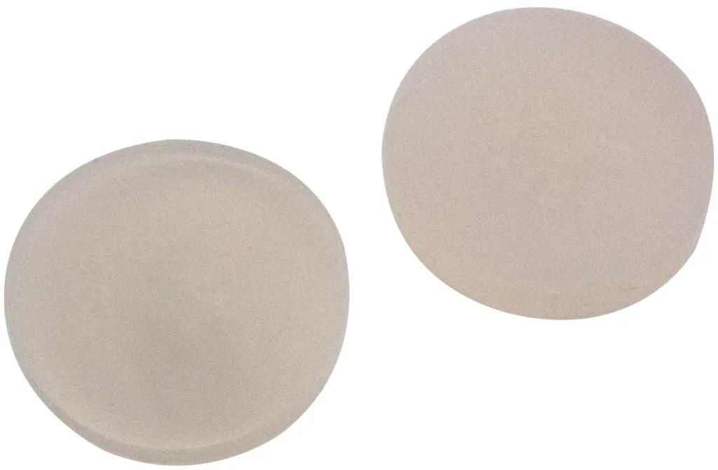 22 mm Scheibe, Silikon natur / PTFE beige 38° shore A, 3,0 mm