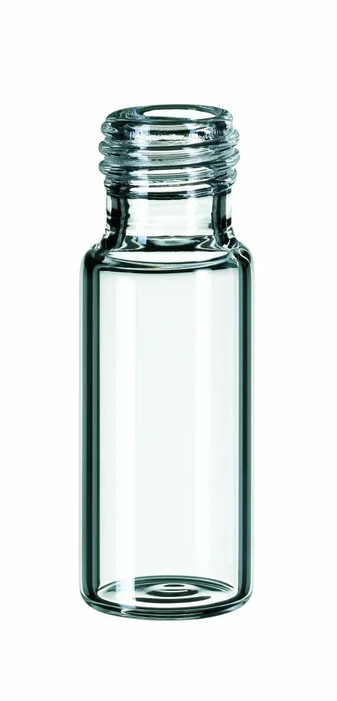 1,5 ml ND9 Kurzgewindeflasche, 32 x 11,6 mm Klarglas 1. hydrolytische Klasse, weite Öffnung