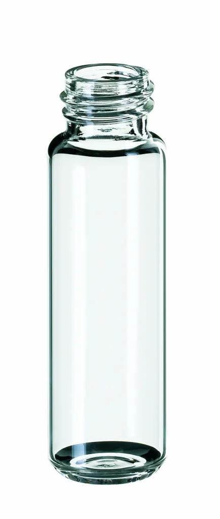 20 ml Head Space Vial 75.5 x 23 mm, clear glass rounded bottom, with screw thread ND18