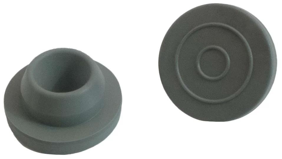 20mm Injektionsstopfen, grau, Chlorbutyl