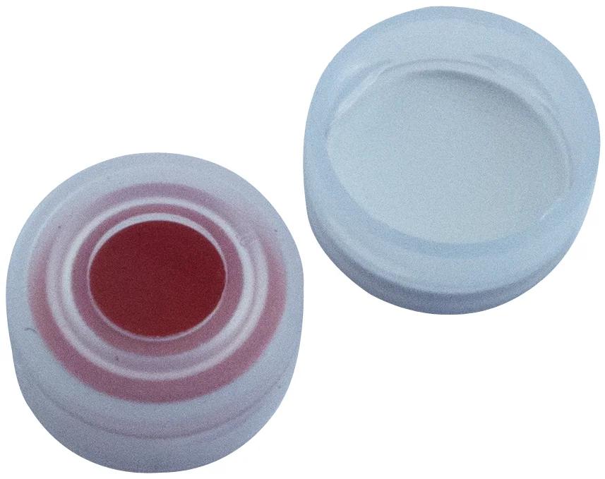 11 mm snap ring cap, transparent with hole Nat. Rubber/TEF