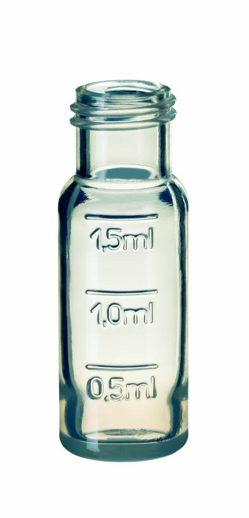 1.5mL PP Short Thread Vial,transparent, with filling lines, 32x11.6mm