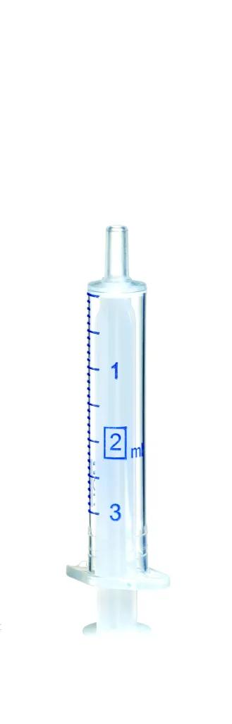 HPLC zertifizierte Einwegspritze aus PP, 2 ml, unsteril, Luer-Slip