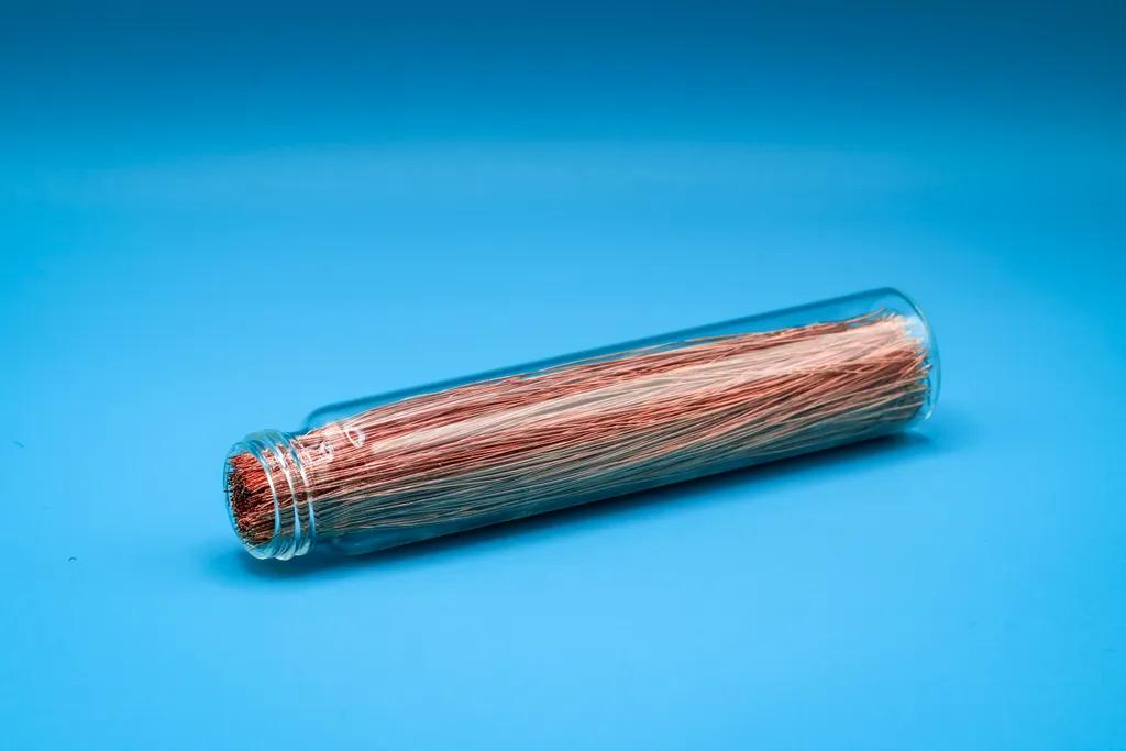 Elektrolytisches Kupfer, 110 mm  70 g
