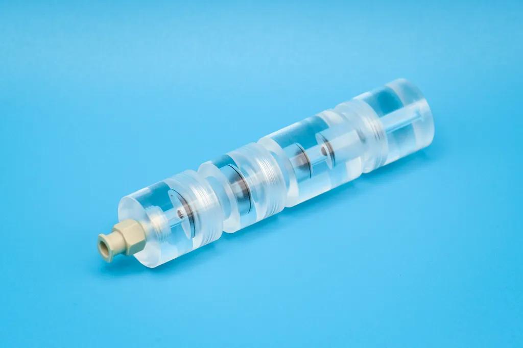402-880.603  Triplex-Säulenhalterung, für Quarzcontainer 18x6 mm mit O-Ringen